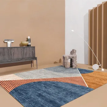 

Printing light luxury carpet floor mat bedroom living room kitchen mat simple bedside blanket sofa cushion home mat custom