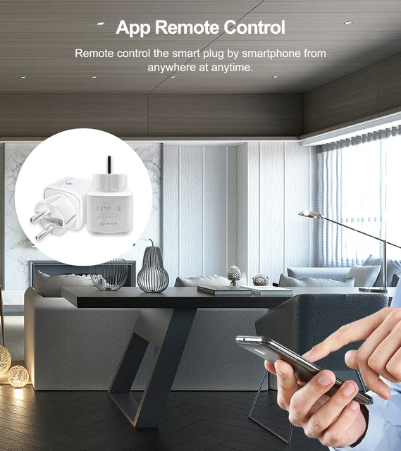 Connecteur intermédiaire Smart Home Zigbee 3.0 Smart Plug Indoor Blanc