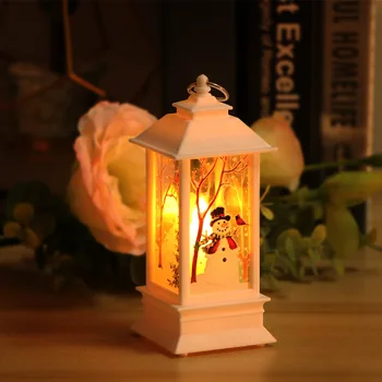 

Christmas Mini Lanterns Led Tea Candles Lamp Christmas Decorations for Home Led Light Xmas Tree decor New Year Natal Gift