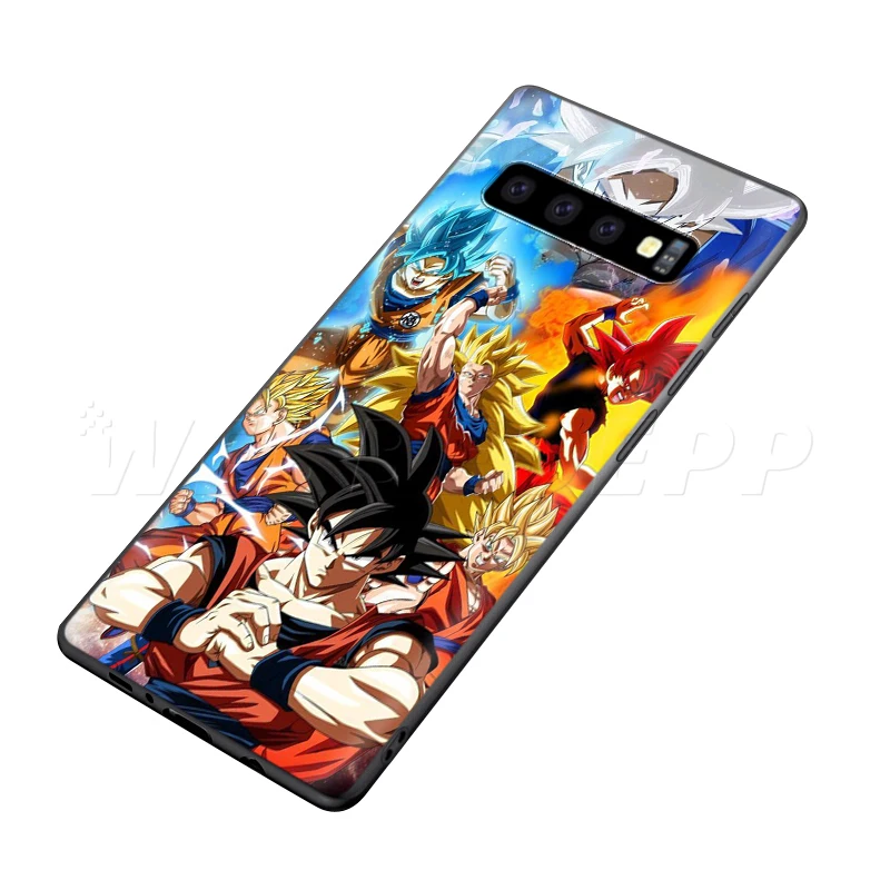 Webbedepp Dragon Ball Z DBZ Goku чехол для samsung Galaxy S7 S8 S9 S10 Edge Plus Note 10 8 9 A10 A20 A30 A40 A50 A60 A70