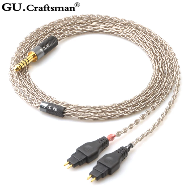 GUcraftsman 6n серебро для SENNHEISER HD600 HD650 HD660s 4 4/2 5 мм Баланс наушников обновления