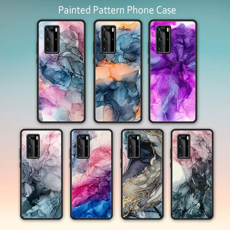 Colorful Painted Back Phone Case for Huawei P Smart Plus 2019 Z S Soft Tpu Cover Pro Enjoy 20 5G | Мобильные телефоны и