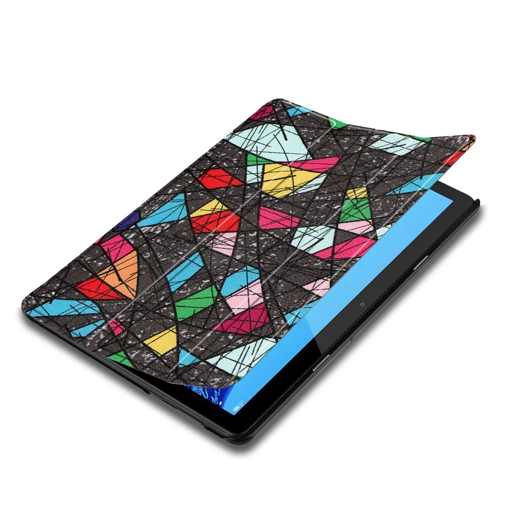 Ouhaobin чехол для планшета huawei Mediapad T5 10,1 дюймов ультра тонкий кожаный чехол с подставкой