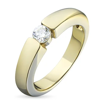 

Yellow gold ring with a diamond e0301kts12154000