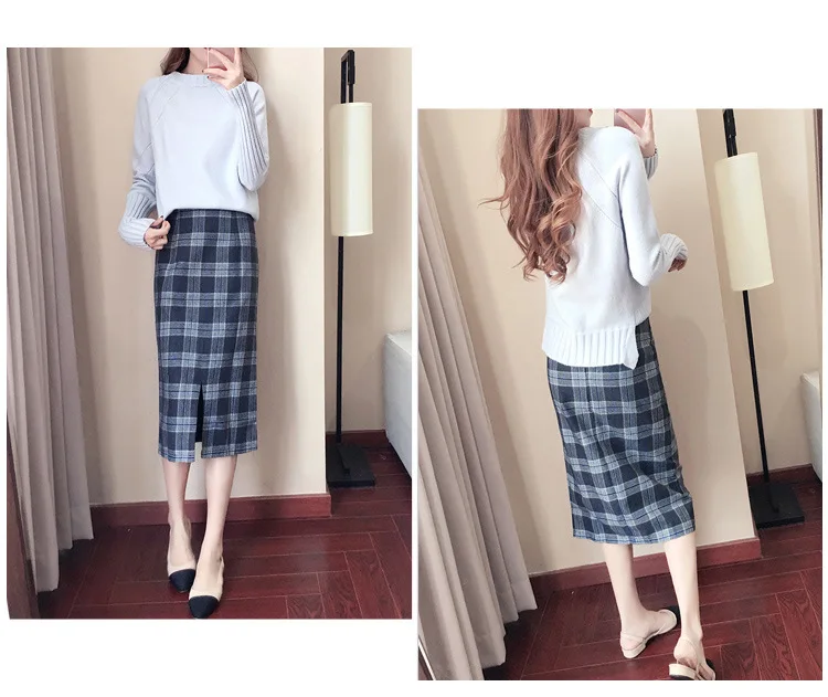 Skirt WOMEN'S Dress Autumn Korean-style Fashion Fresh And Sweet Versatile Casual Pleated Skirt a Generation of Fat 9021