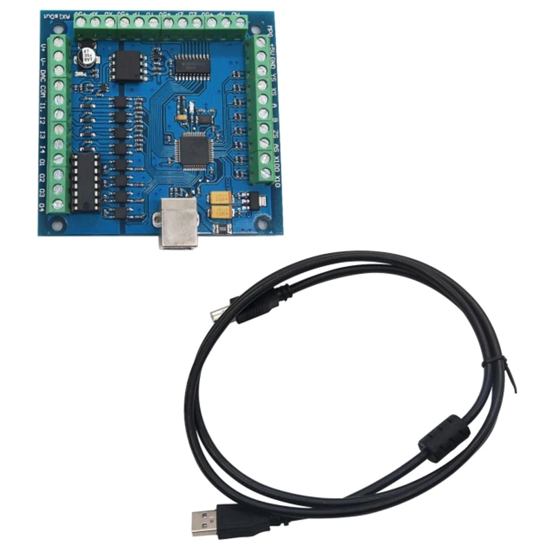 CNC MACH3 USB 4 оси 100 кГц Гладкий Степпер управления движением ler Card Breakout плата для DIY