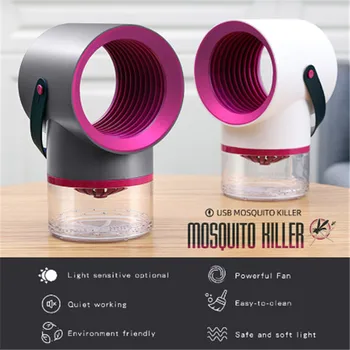 

Hiyork UV Mosquito Killer Lamp USB Powered Insect Killer Electric Bug Zapper Anti Mosquito Trap Light Outdoor LED Mosquito Light