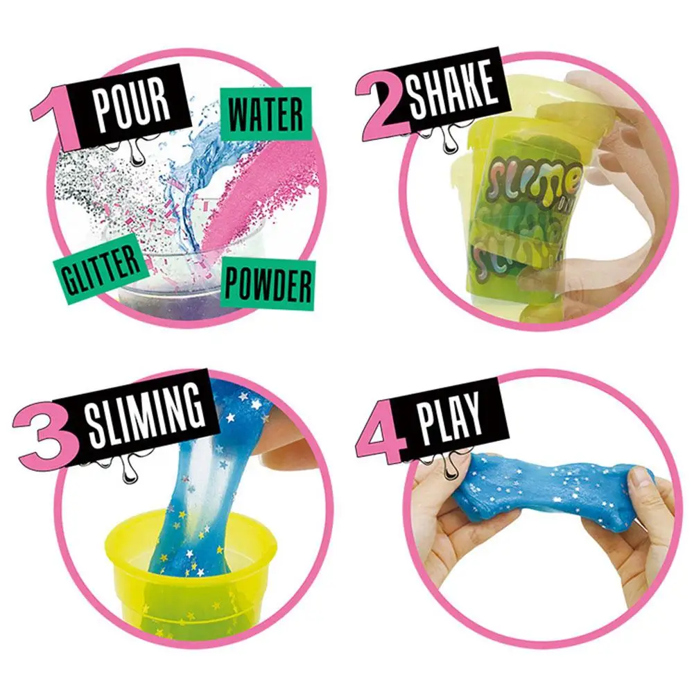 Слизня грязь DIY набор для изготовления поставки слаймов подарки детей сенсорная