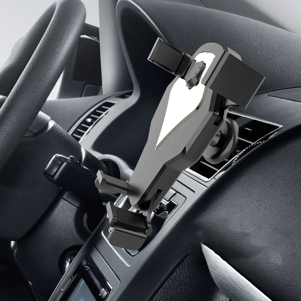 Car Phone Holder For Phone In Car Air Vent Mount Stand No Magnetic Mobile Phone Holder Universal Gravity Smartphone Cell Support