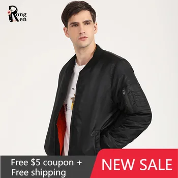 

2020 Men's Short Flight Jacket Lightweight Cotton-Padded Clothes Men's Outerwear Men Clothing Mens Winter Coat Clothes