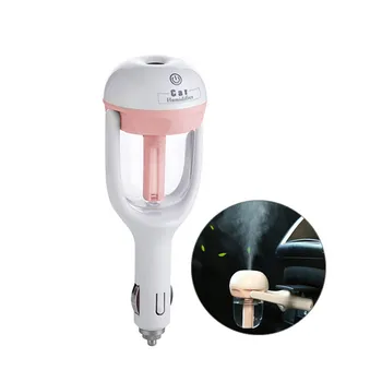 

Car Humidifier Mini 12V Car Humidifier 50ml Air Purify Aromatherapy Car Air Freshener Essential Oils Diffuser for Car
