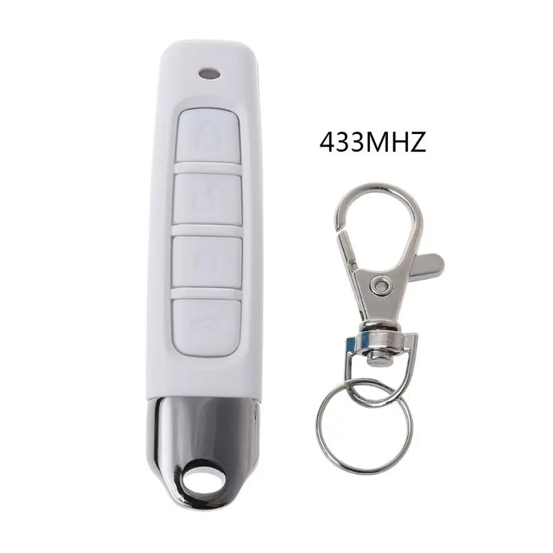 Wireless Transmitter Garage Gate Door Electric Copy Controller 433MHZ 4 Buttons Clone Remote Control Anti-theft Lock Key - Цвет: W