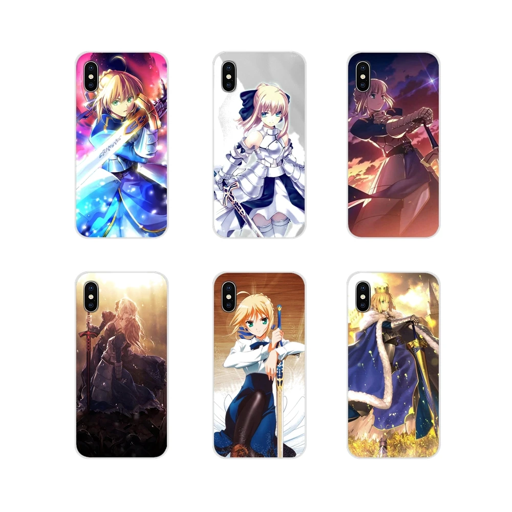 Mobile Phone Cases Anime Fate Zero Stay Night Saber For Huawei G7 G8 P8 P9 P10 P20 P30 Lite Mini Pro P Smart Plus 2017 2018 2019 | Мобильные