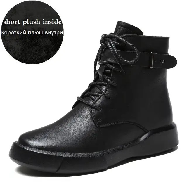 casual flat boots womens