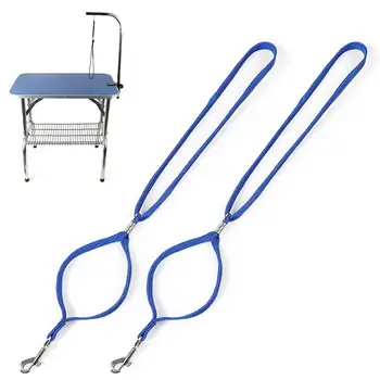 

Dorakitten 2Pcs/Set Pet Grooming Loop Professional Dog Grooming Loop Lock Clip Rope Pet Supplies Pet Grooming Accessories