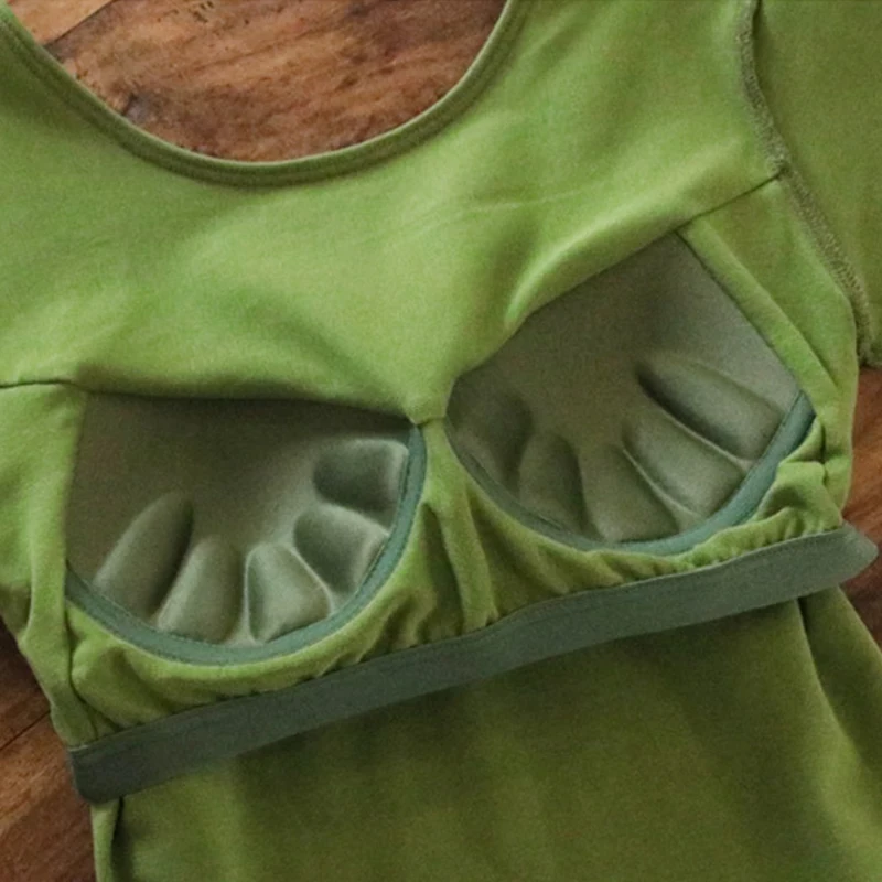 Женские футболки со встроенным бюстгальтером мягкие эластичные хлопковые топы