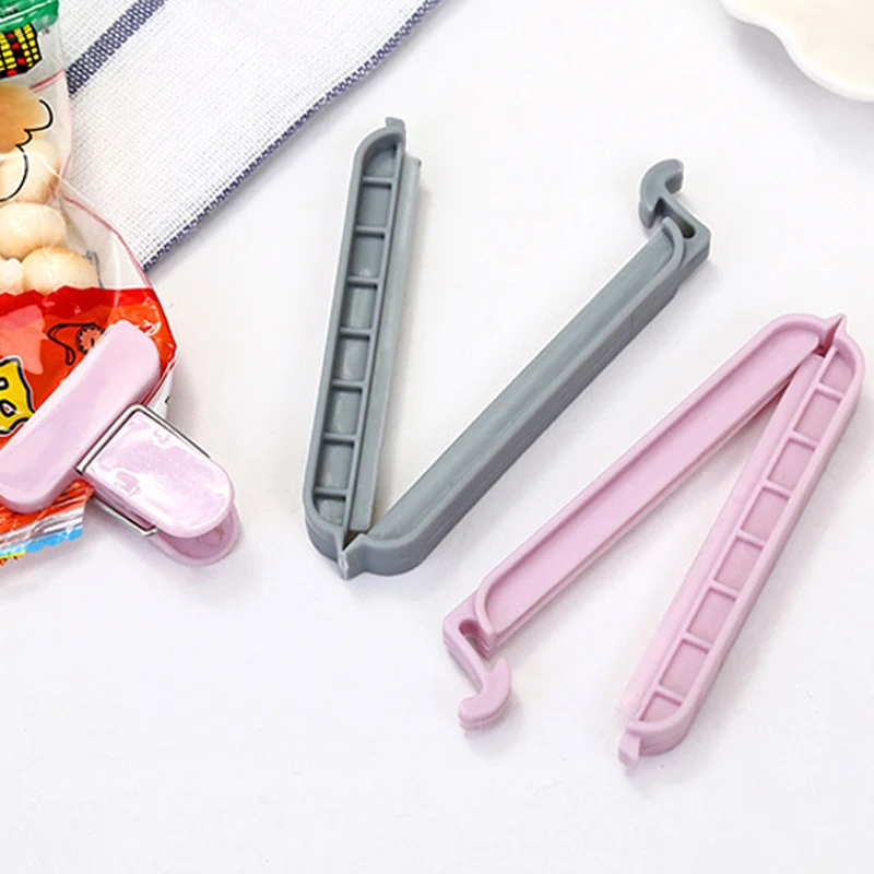 Герметичный зажим, упаковщик, закуска,, сумка, зажимы, кухонный инструмент, пластиковая популярная еда, хранение, 12 шт./компл., зажим для еды