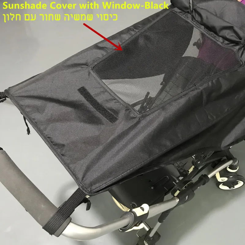 sunshade with windows-Black
