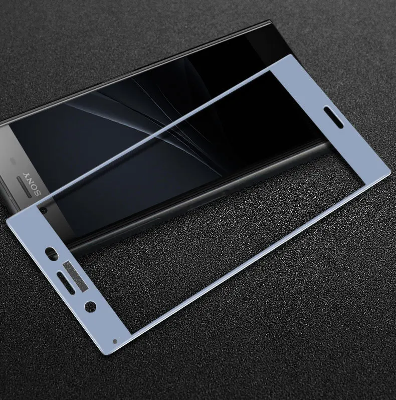 Для sony Xperia XZ1 компактный протектор экрана для sony Xperia XZ1 стекло закаленное Полное покрытие полное Клей Стекло для sony XZ1