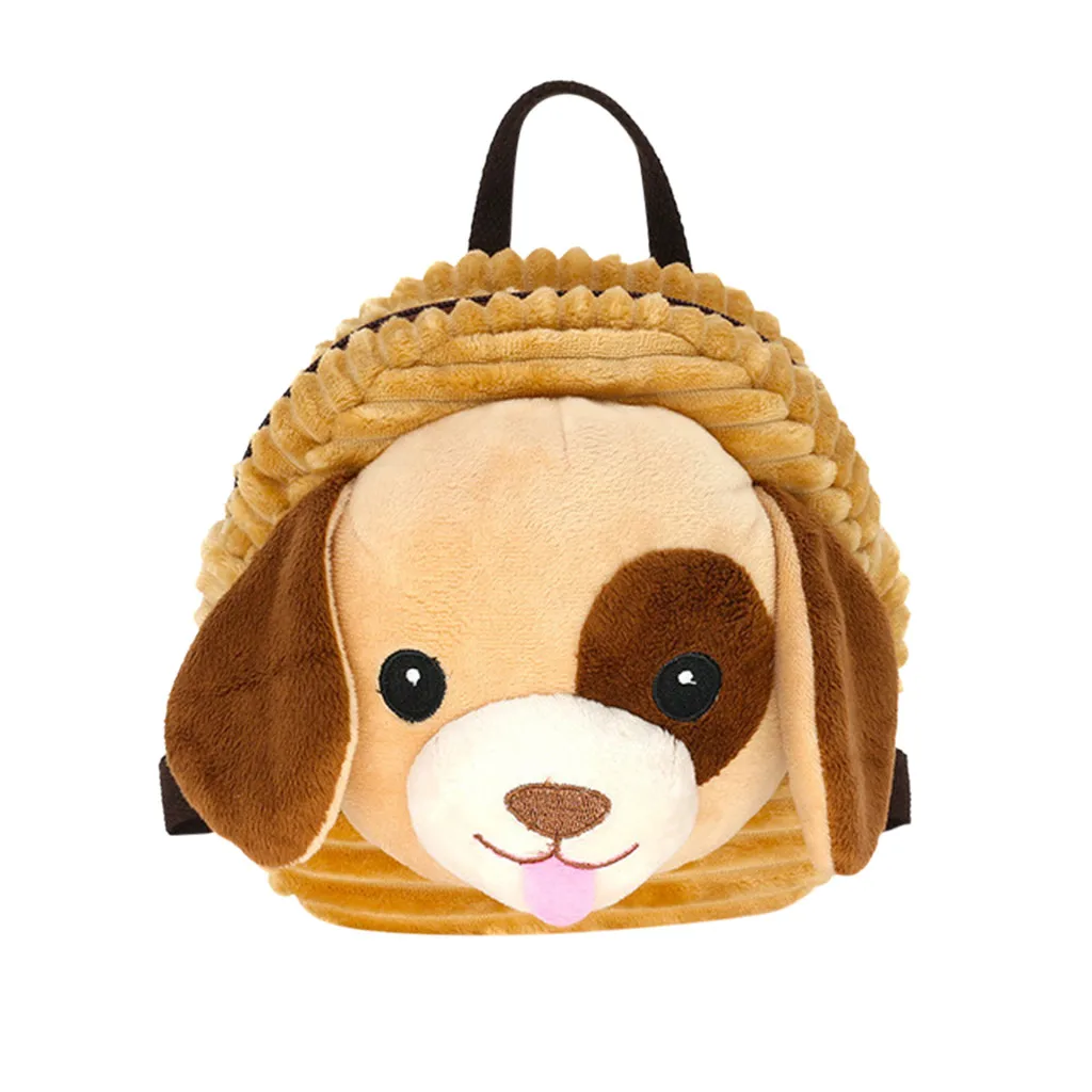 Новые Kawaii Мягкие плюшевые детские школьные сумки для малышей рюкзак в Детский сад Школьный рюкзак для девочек мальчиков 3D мультфильм животных рюкзак - Цвет: C