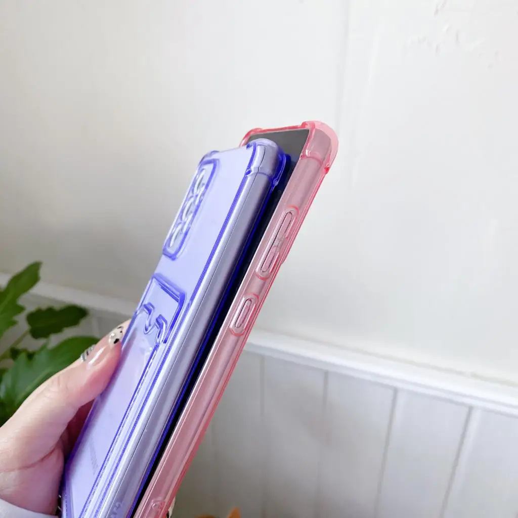 Shockproof Wallet Case For Samsung Galaxy S24 S23 S22 S21 Ultra S20 FE Note20 Plus A12 A13 A32 A52 A72 Transparent Lanyard Cover phone case phone protector cover