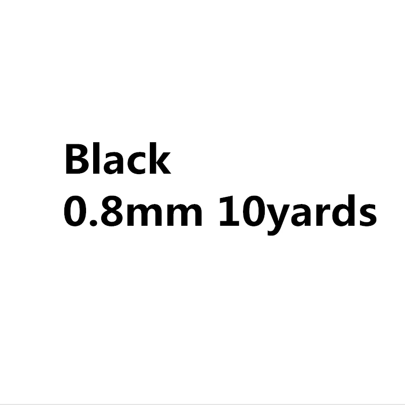 Black 0.8MM 0,5 мм 0,8 мм 1 мм 1,5 мм 2 мм вощеный хлопковый шнур веревка вощеная нить веревка шнур ремешок Ожерелье Веревка для изготовления ювелирных изделий - Цвет: Black 0.8MM