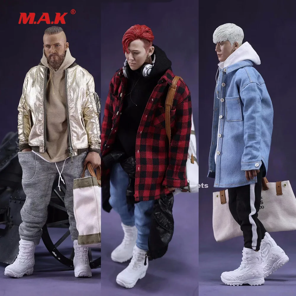 

1/6 Male MR.Z's Mini Closet MA-1 Flight Jacket Sets with Canvas Bucket Bag Style Clothes Set Fashion for 12'' Figure Body