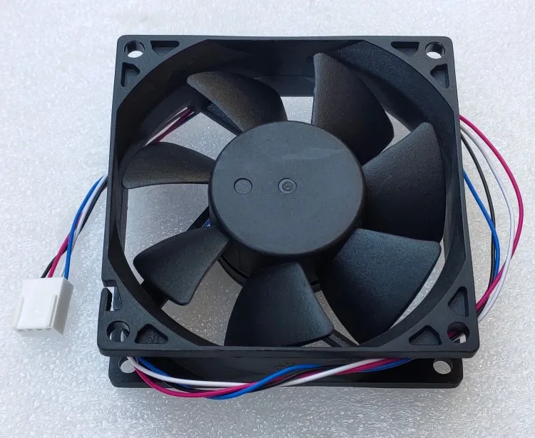 

80mm 8cm PWM CPU Cooling Fan AD0812MB-A7BGL New 8025 Double Ball DC 12V 0.15A Mute Silent Quiet Temperature Control