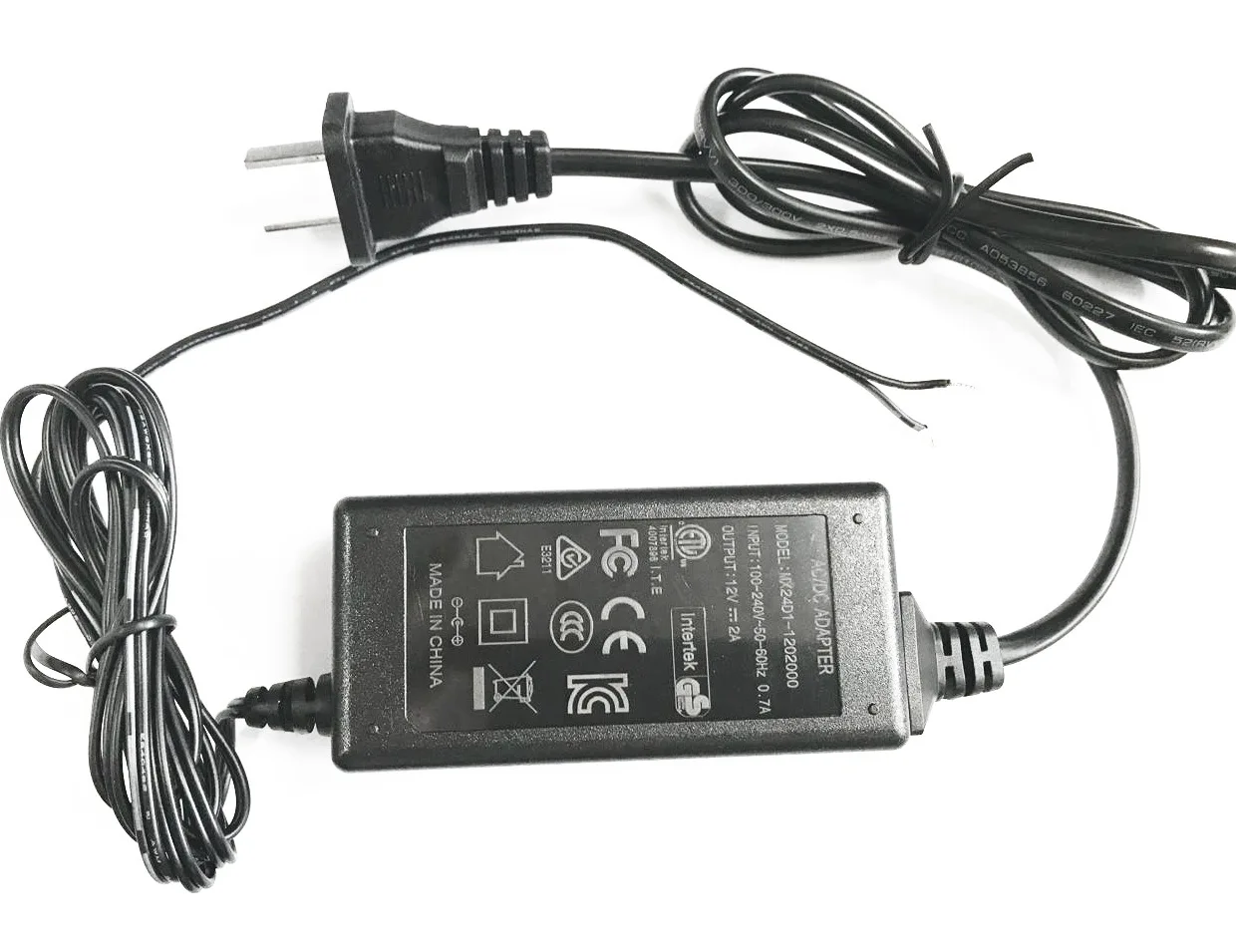 

12v2a Power Adapter Ends Wire Type/Table-Type CCC/Ce/GS/ETL/KC/SAA/RCM