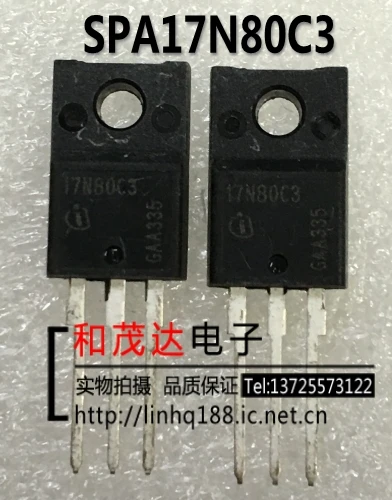 2 шт./SPA17N80C3 17N80C3 TO-220F TO220F
