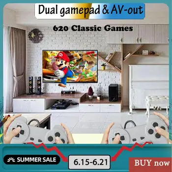 

Handled Video Game Console Mini Handheld Player for FC 620 Classsic Games Double Gamepads Classic Retro 8 bit TV Game Controller