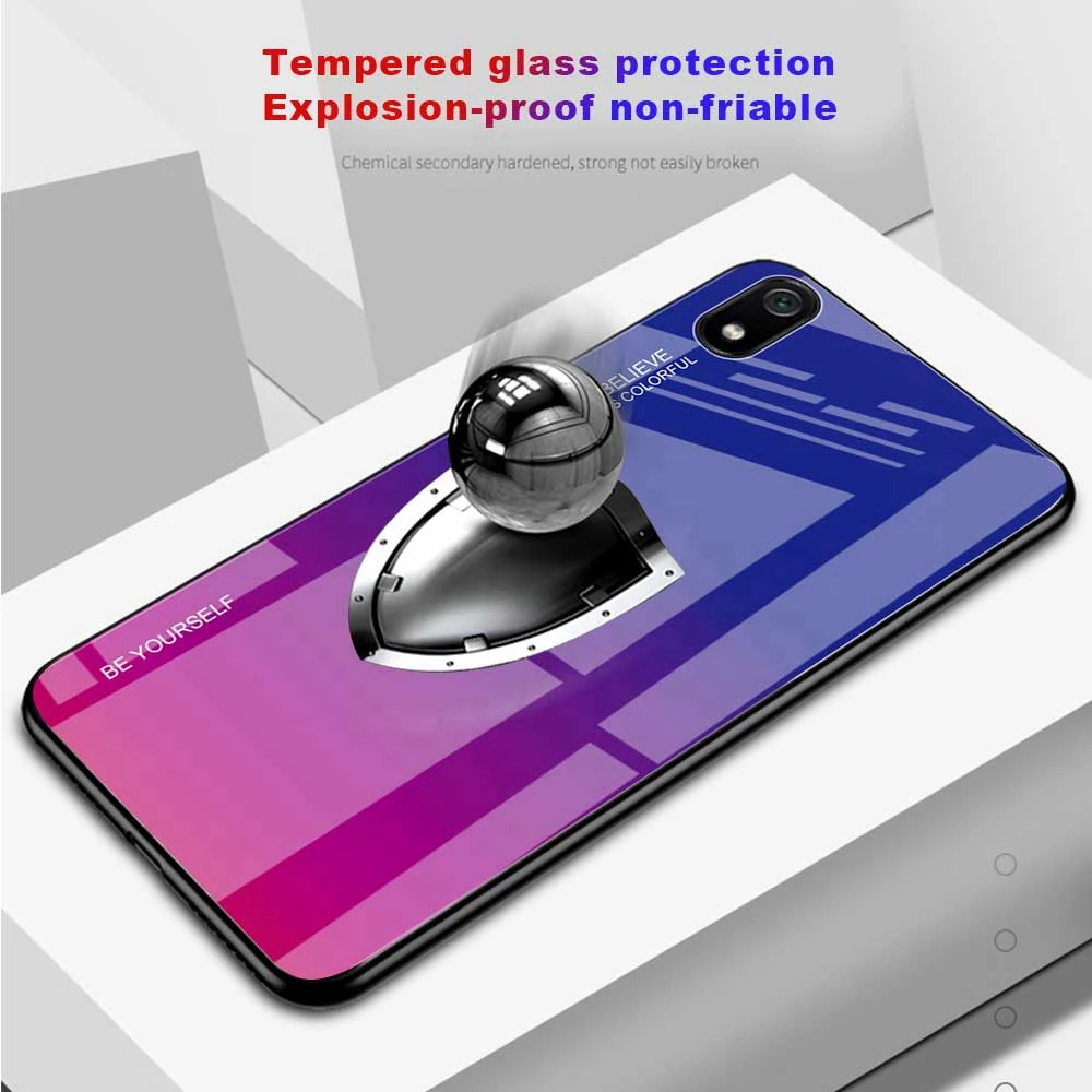Floveme градиент Телефонные Чехлы для Xiaomi Redmi 4x Mi6 Mi5 Аврора Blue Ray чехол 4Pro 4X 4A телефон
