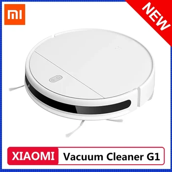 

New Xiaomi Mijia Sweeping Mopping Vacuum Cleaner Robot G1 2200Pa Suction Smart Cleaning Planned Two-In-One For Home WIFI Control
