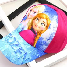 Детские Козырьки с героями мультфильма «Холодное сердце», шапка с Микки и Минни, хлопковая Регулируемая Автомобильная Кепка с козырьком, кепка для мальчиков и девочек