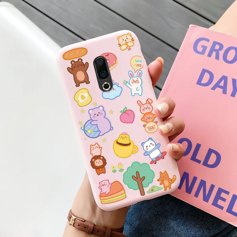 cases for meizu belt TPU Shell Black Soft For Meizu 16 Case Personality Tide Shell For Meizu 16 Plus Case Cartoon Cute Trend Shell For Meizu 16 Case meizu phone case with stones craft Cases For Meizu