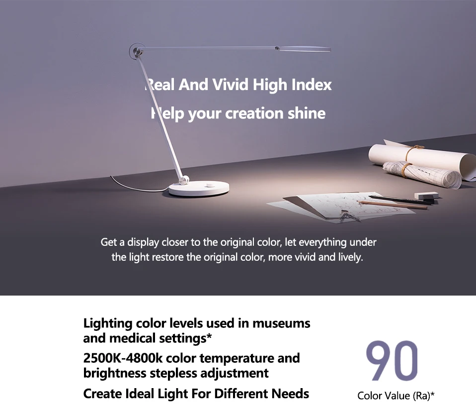 Xiaomi Mijia LED Desk Lamp Pro Smart Eye Protection Table Lamps Dimming Reading Light Work with Apple HomeKit Reading Light (12)