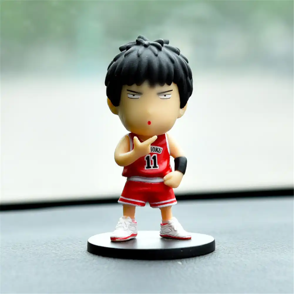 5ピース セットslam Dunkフィギュアセット車の装飾品花道桜木流川楓赤木武則宮城亮太湘北バスケットボールt 装飾品 Aliexpress