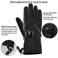 Зимние спортивные рукавицы, перчатки, ветрозащитные, холодные, Хизер, противоскользящие, теплые перчатки, уличные утепленные, толстые перчатки для сноуборда, лыж
