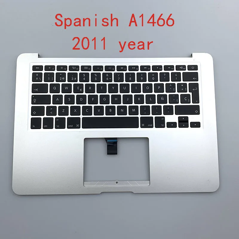 85%new A1466 Spanish Keyboards For MacBook Retina Pro 13" 2011year Palmrest Topcase SP language Backlight Keyboard