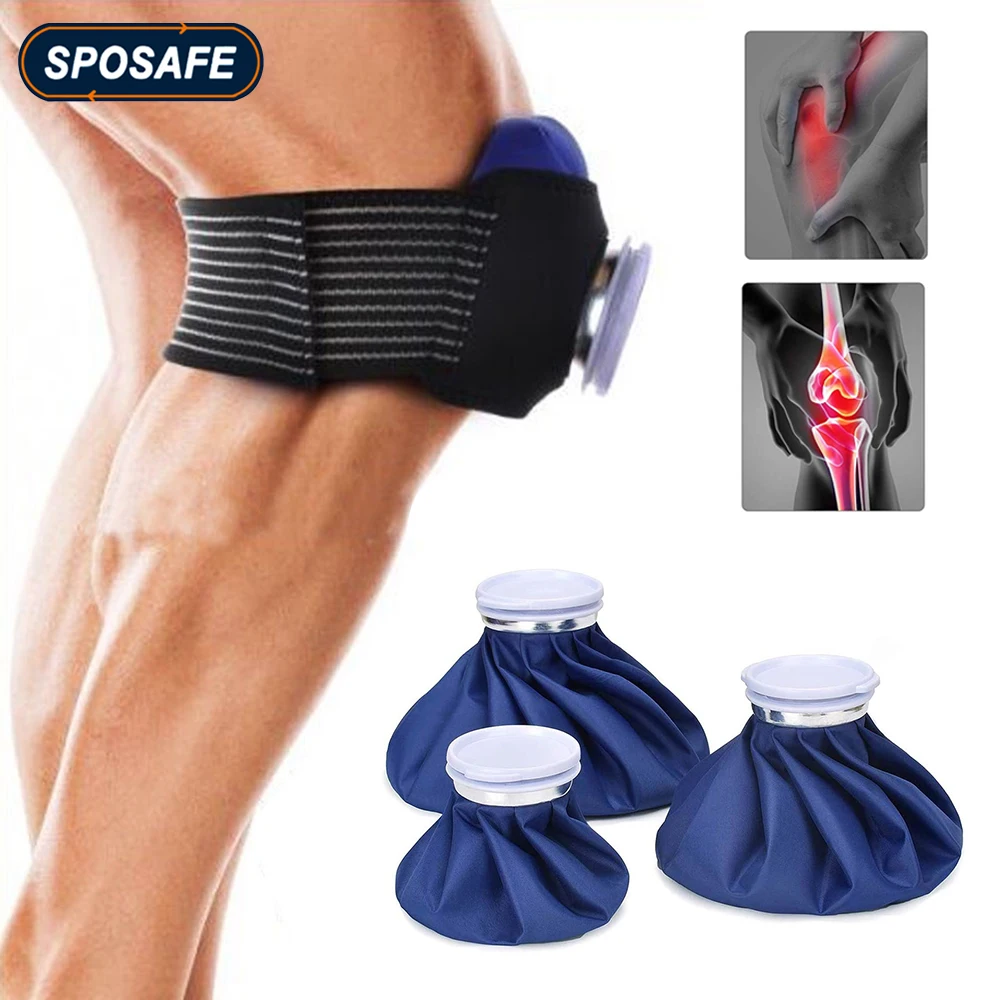 Professional Ice Bag Bandage with Reusable Pack for Arm Calf Knee Ankle Shoulder Neck Sprained Hot and Cold Compress | Спорт и