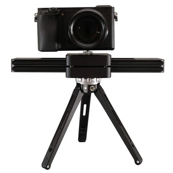 

Camera Slider Portable Mini 9 Inch/23Cm Hydraulic Damping for Dslr Camera Video Vlog Phones Gopro