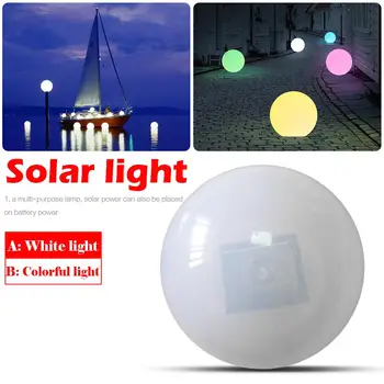 

LED Light Swimming Pool Waterproof LED Solar Power Multi Color Water Drift Lamp Floating Lighting Security For Garden Decroation