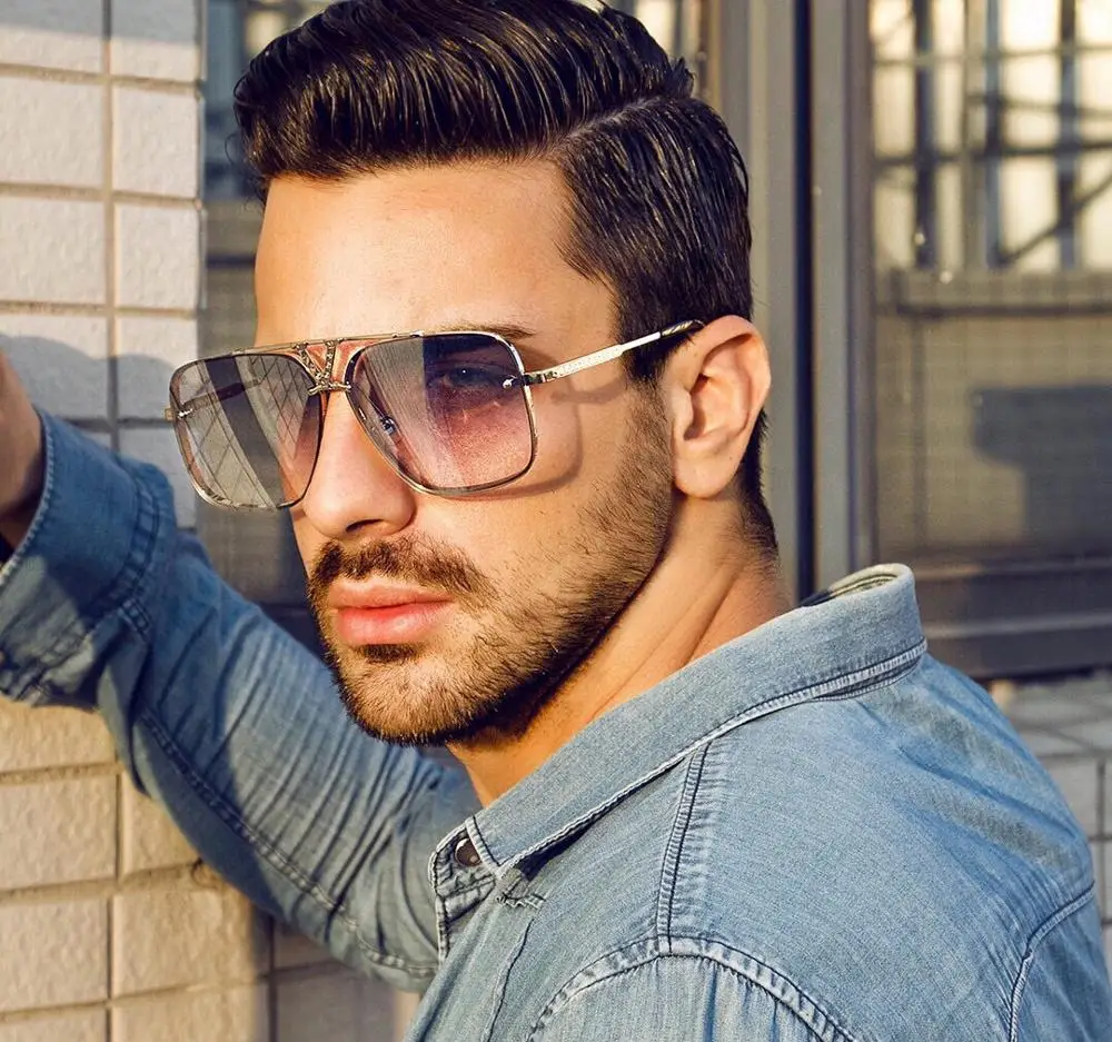 Новинка 2020 градиентные безрамные солнцезащитные очки для мужчин и женщин Модные