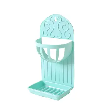 

Double Layer Soap Dishes Wall-mounted Soap Sponge Drain Rack Soap Tray Holder Hanging Organizer for Kitchen Bathroom