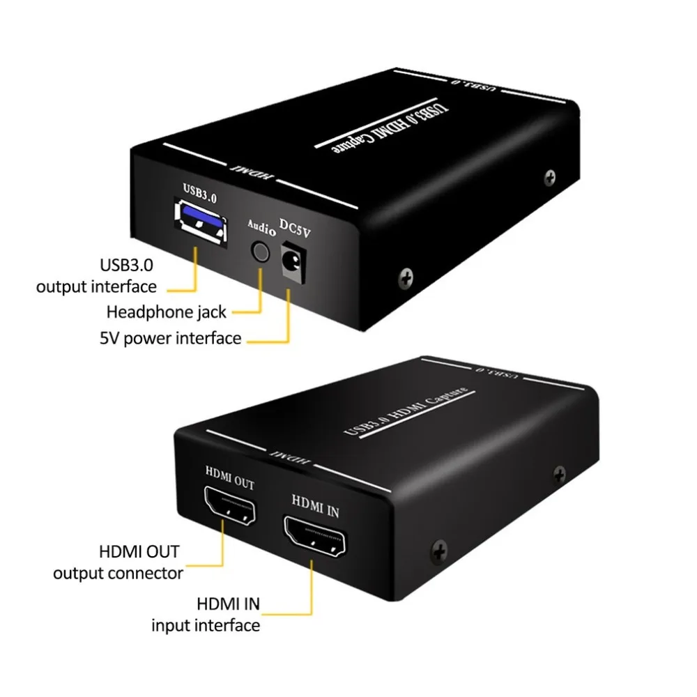 USB3.0 HDMI захват hd-видео карта мобильная игра Конференц-вещания коллекция коробка для PS4 переключатель xbox