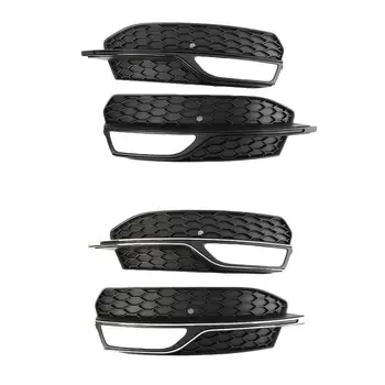 

Front Bumper Fog Light Covers Grilles Grills Wear-resistant Electroplate Skillful Manufacture for Audi S3 2013-2017 Left Right