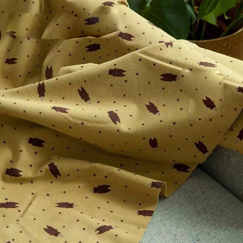 145x50 см, Качественный хлопок, осень/зима, рисунок из мультфильма, водный нефрит, геометрический принт, саржа, фланель, Матовая Мягкая ткань, окрашенная в пряже фланель, 4 предмета одежды - Цвет: C05