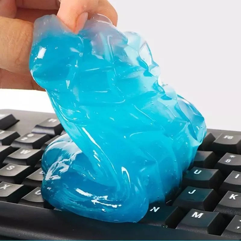 60ml Super Auto Car Cleaning Pad Glue Powder Cleaner Magic Cleaner Dust Remover Gel Home Computer Keyboard Clean Tool