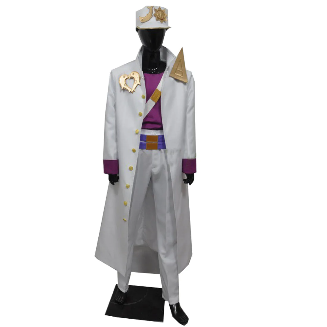

2024, костюм для косплея Kujo Jotaro из небьющегося бриллианта для женщин и мужчин на Хэллоуин
