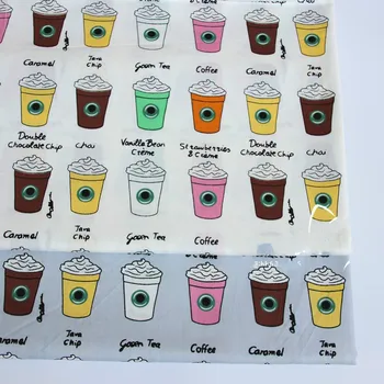 

Ice Cream Printed 100% cotton fabrics for DIY Sewing textile tecido tissue patchwork bedding quilting